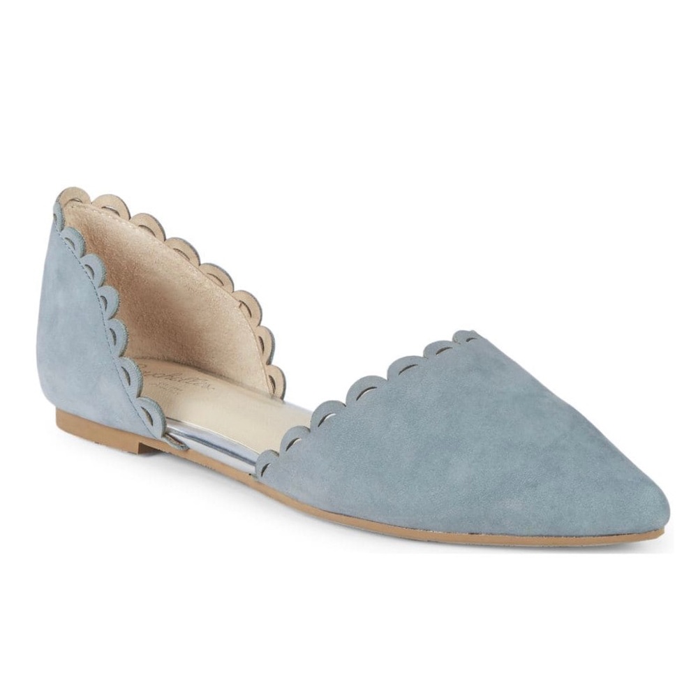 Seychelles Research D’Orsay Suede Flats - Size 9